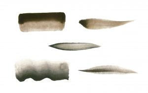 100日後に墨絵が上達する柴犬 ～５つの墨技法～Five techniques in Sumi-e
